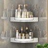 BATHROOM CORNER SHELF ROTATING (Single Layer)
