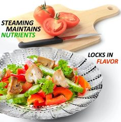 Stainless Steel Food Steamer Basket - Savroo