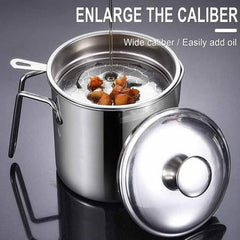 Stainless Steel Oil Filter pot (Premium Quality) - Savroo
