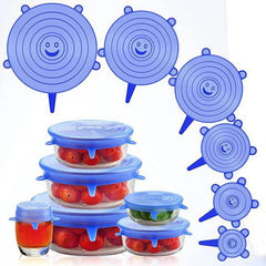 12Pcs Food Silicone Cover - Savroo