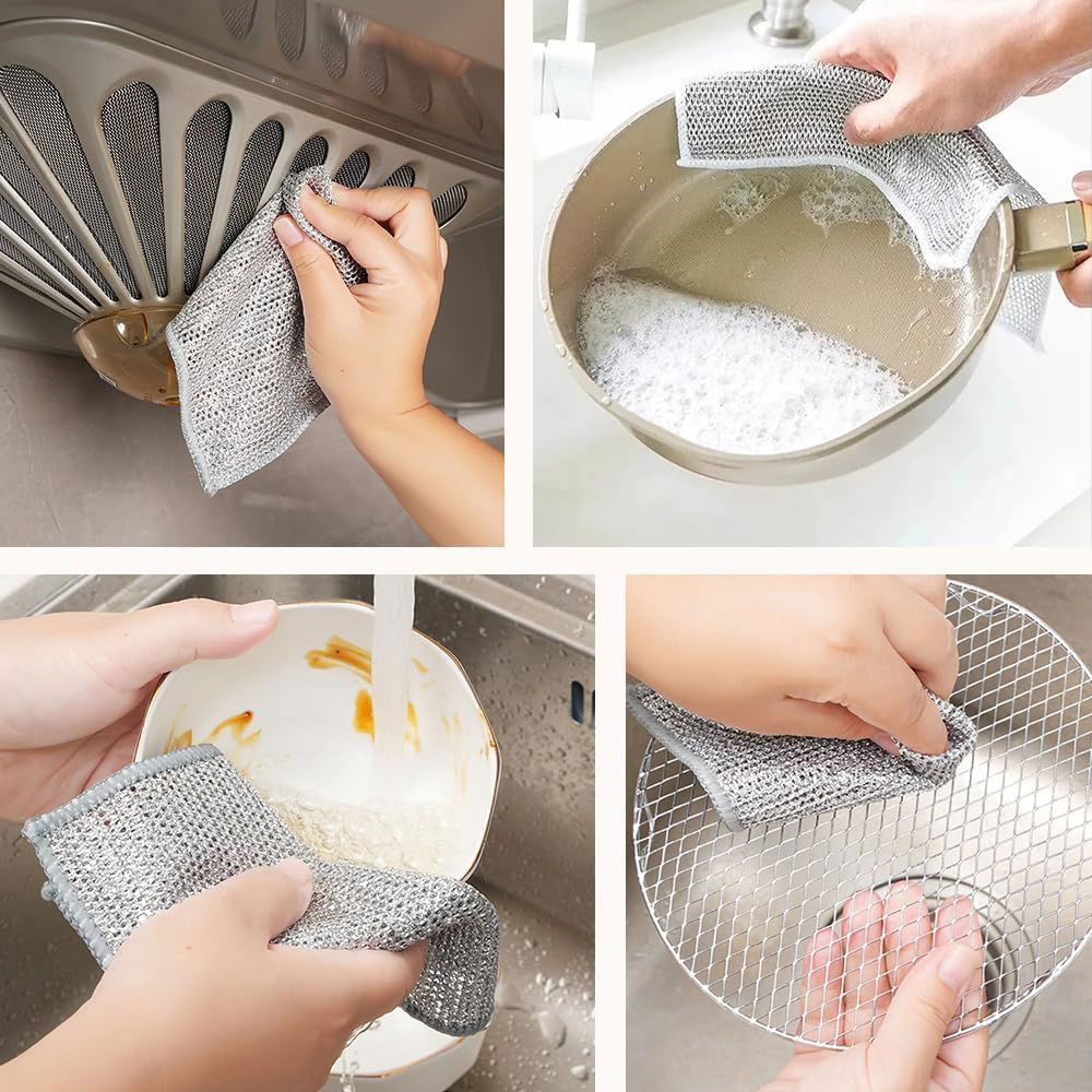 Multipurpose Metal Mesh Cleaning Cloth - Savroo