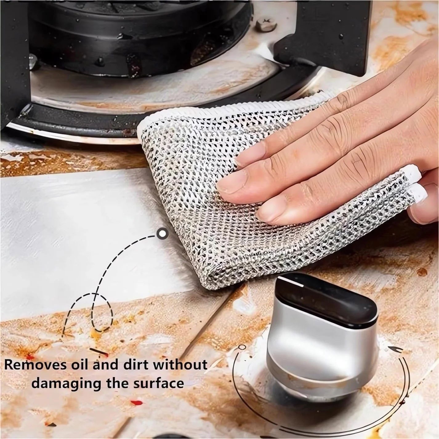 Multipurpose Metal Mesh Cleaning Cloth - Savroo