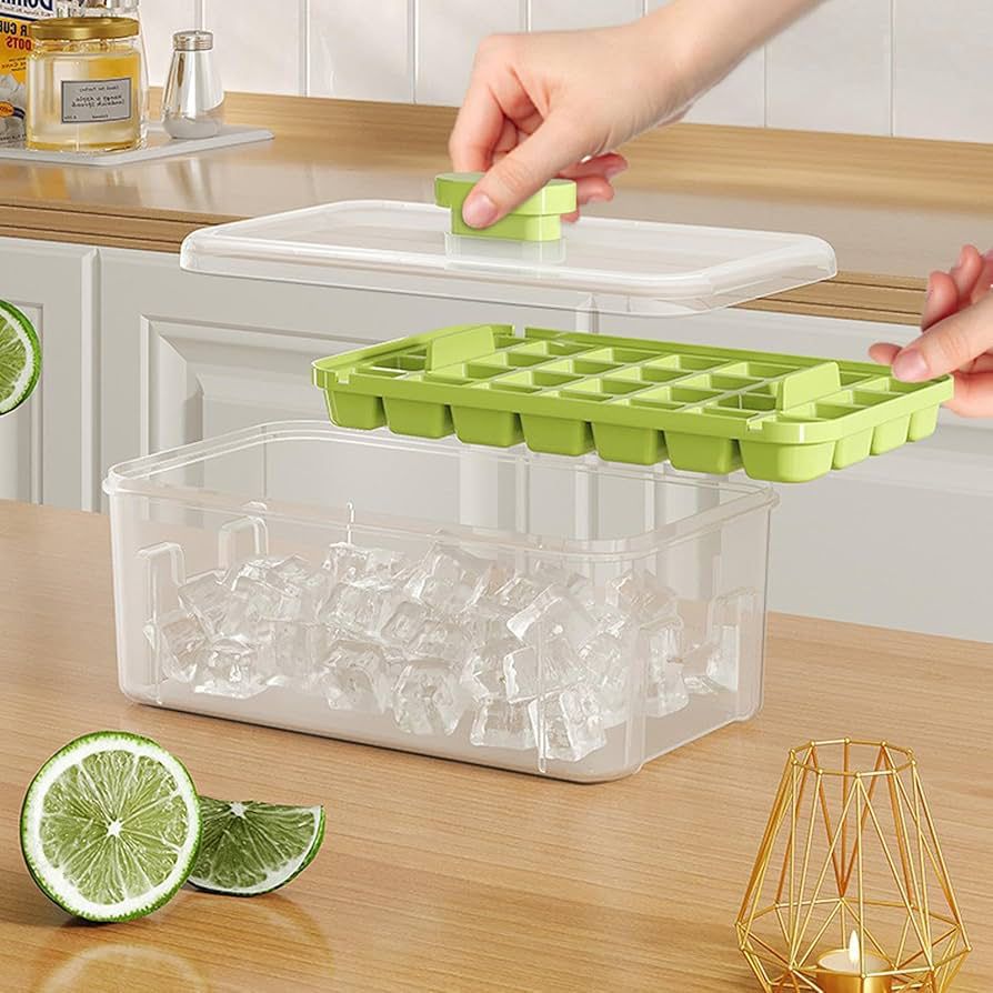 Double Layer Ice Cube Molds With Storage Box - Savroo