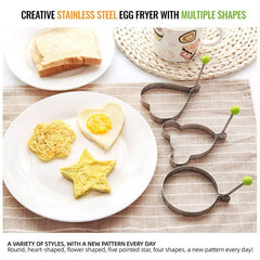 Stainless Steel Fried Egg Molds (Set of 4) - Savroo